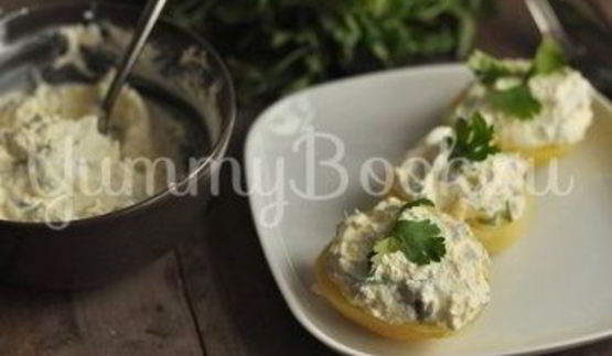 картофель с творогом