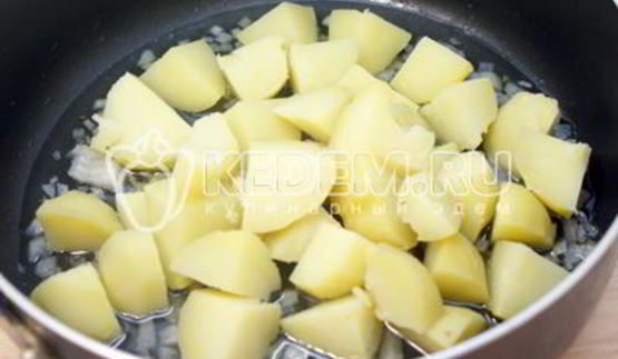 картофель с укропом