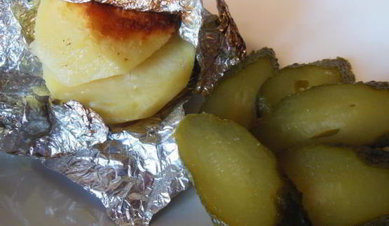 картофель в фольге пикник