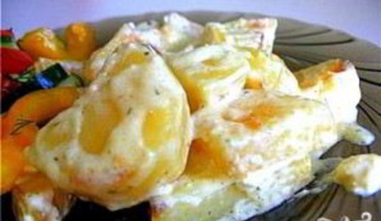 картофель в сливках в мультиварке