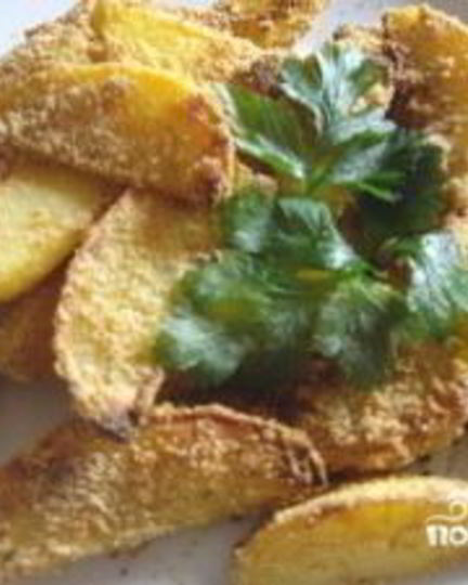 Рецепт картофеля в сухарях
