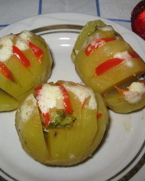 Картофель Веером