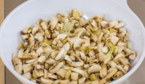 картофель, жаренный с грибами