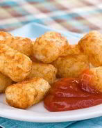 Картофельные крокеты с ветчиной