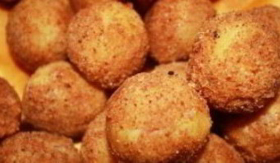 картофельные крокеты с ветчиной