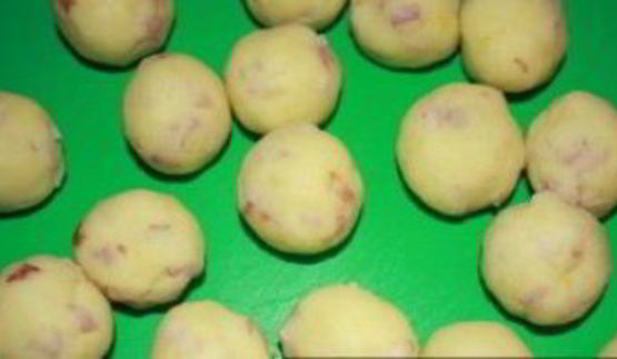 картофельные крокеты с ветчиной