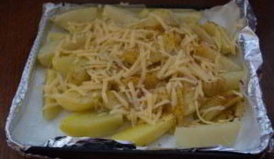 картошка под сыром в духовке