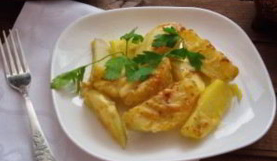 картошка под сыром в духовке