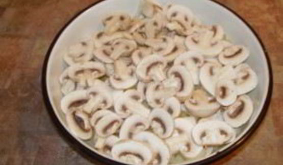 картошка с грибами и сыром в духовке