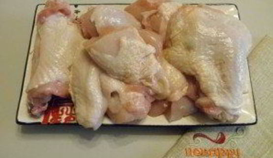 картошка с курицей в духовке под соусом