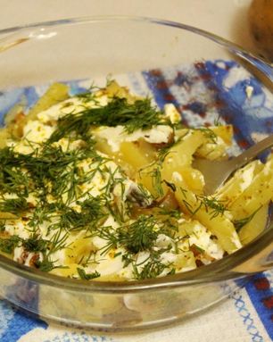 Картошка с лисичками в духовке