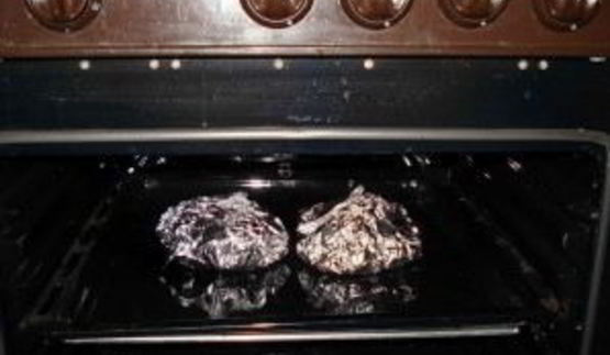 картошка с салом в духовке в фольге