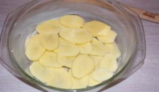 картошка с шампиньонами в духовке