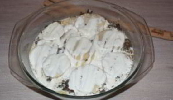 картошка с шампиньонами в духовке