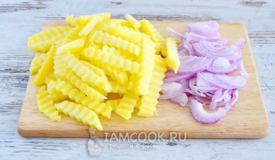 картошка с сыром и майонезом в духовке