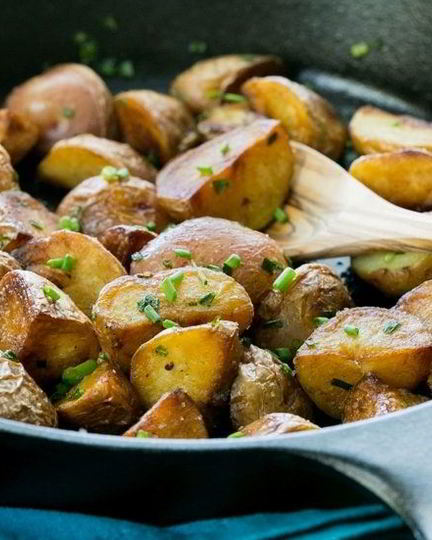 Рецепт молодого картофеля обжаренного