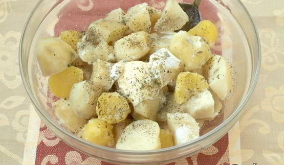 печеный картофель румяный