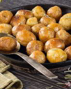 Печеный картофель с пряными травами