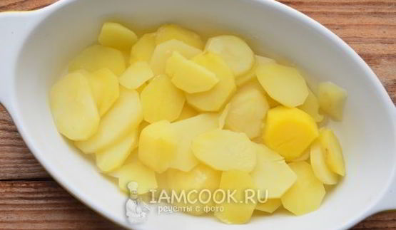 постная картошка с грибами в духовке