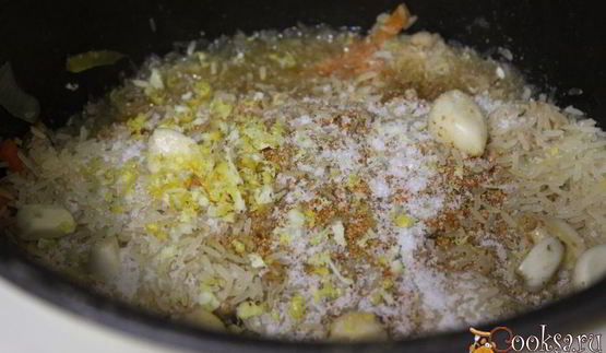 рис курицей лимонный аромат в мультиварке