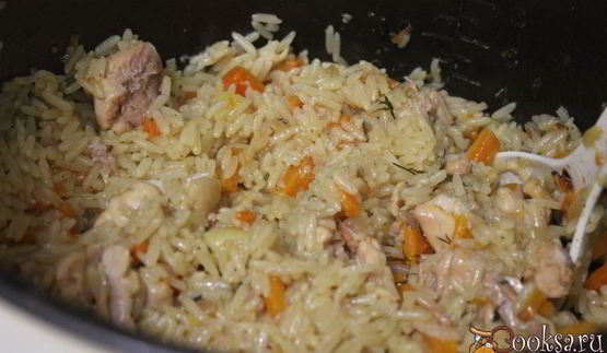 рис курицей лимонный аромат в мультиварке