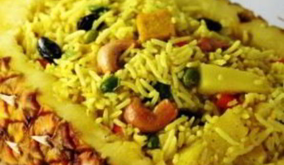 рис с ананасом