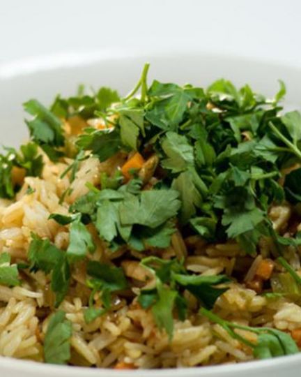 Рецепт риса с апельсином и курицей