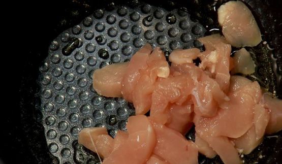 рис с апельсином и курицей