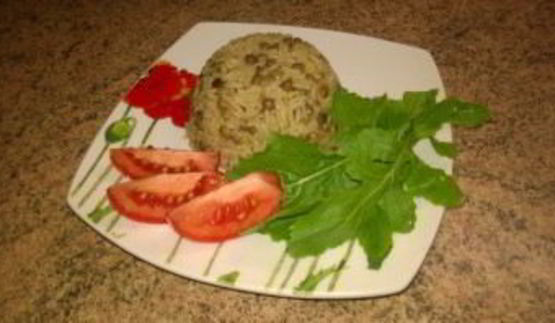 рис с чечевицей