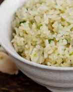 Рис с чесноком