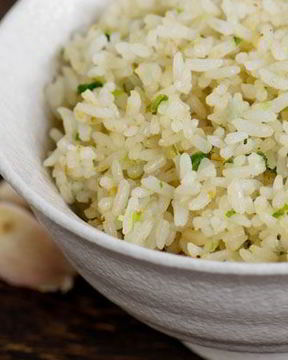 Рис с чесноком