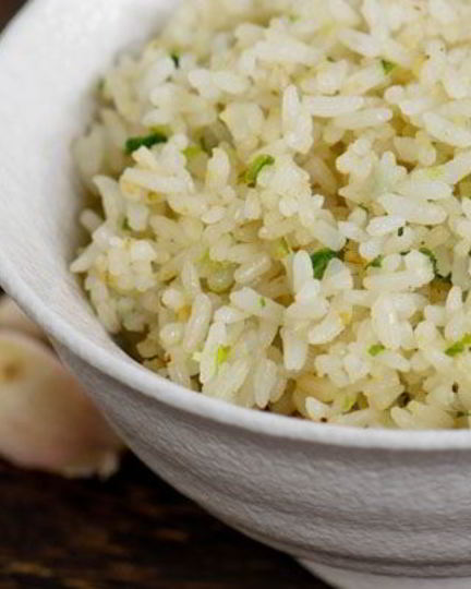 Рецепт риса с чесноком