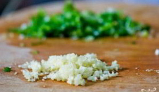 рис с чесноком