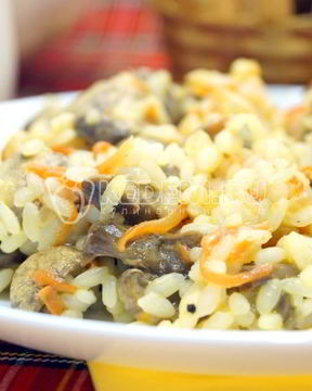 Рис с грибами