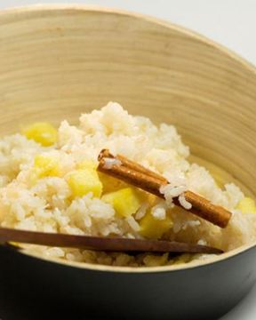 Рис с кокосом и ананасом