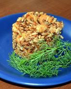 Рис с креветками в томатном соусе