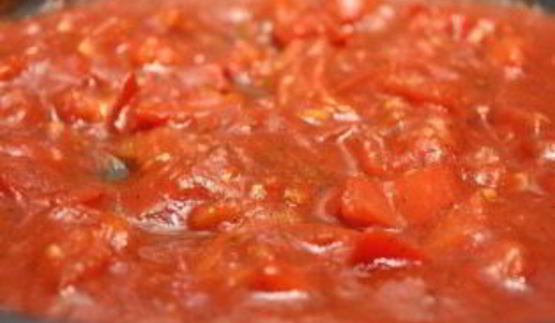 рис с куриным фаршем и помидорами