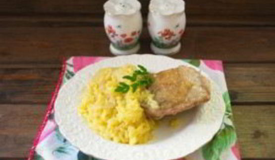 рис с курицей и ананасами