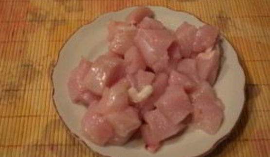 рис с курицей и помидорами