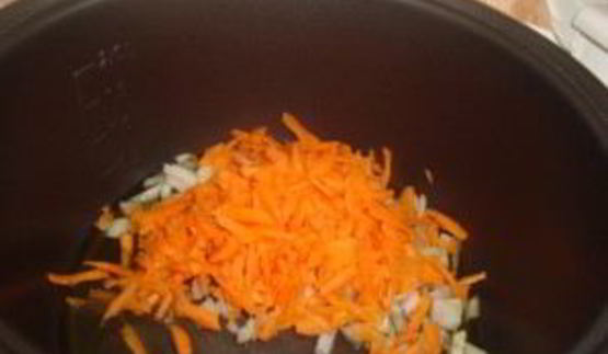 рис с морепродуктами в мультиварке