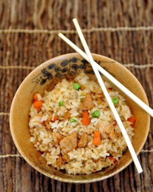 Рис с мясом и овощами