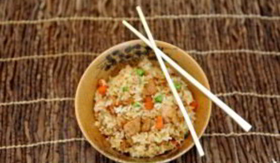 рис с мясом и овощами