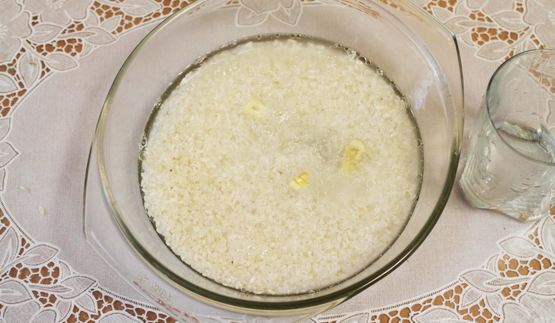 рис с соевым соусом