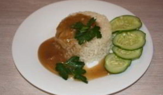 рис с соусом терияки