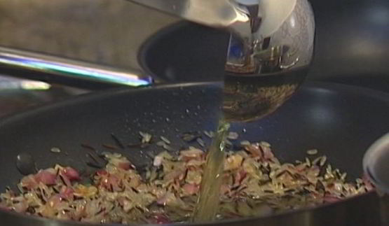 рис с зеленью