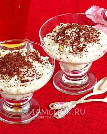 Рецепт риса со взбитыми сливками