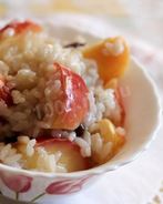 Сладкий рис с яблоками