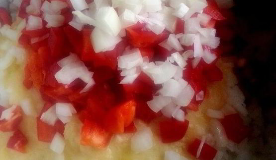 тыквенный рис на halloween