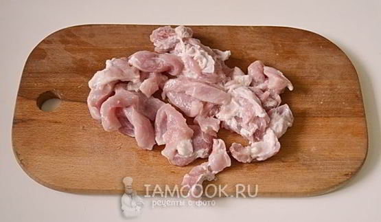 жареная картошка с мясом в мультиварке