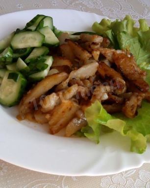 Жареный картофель с луком